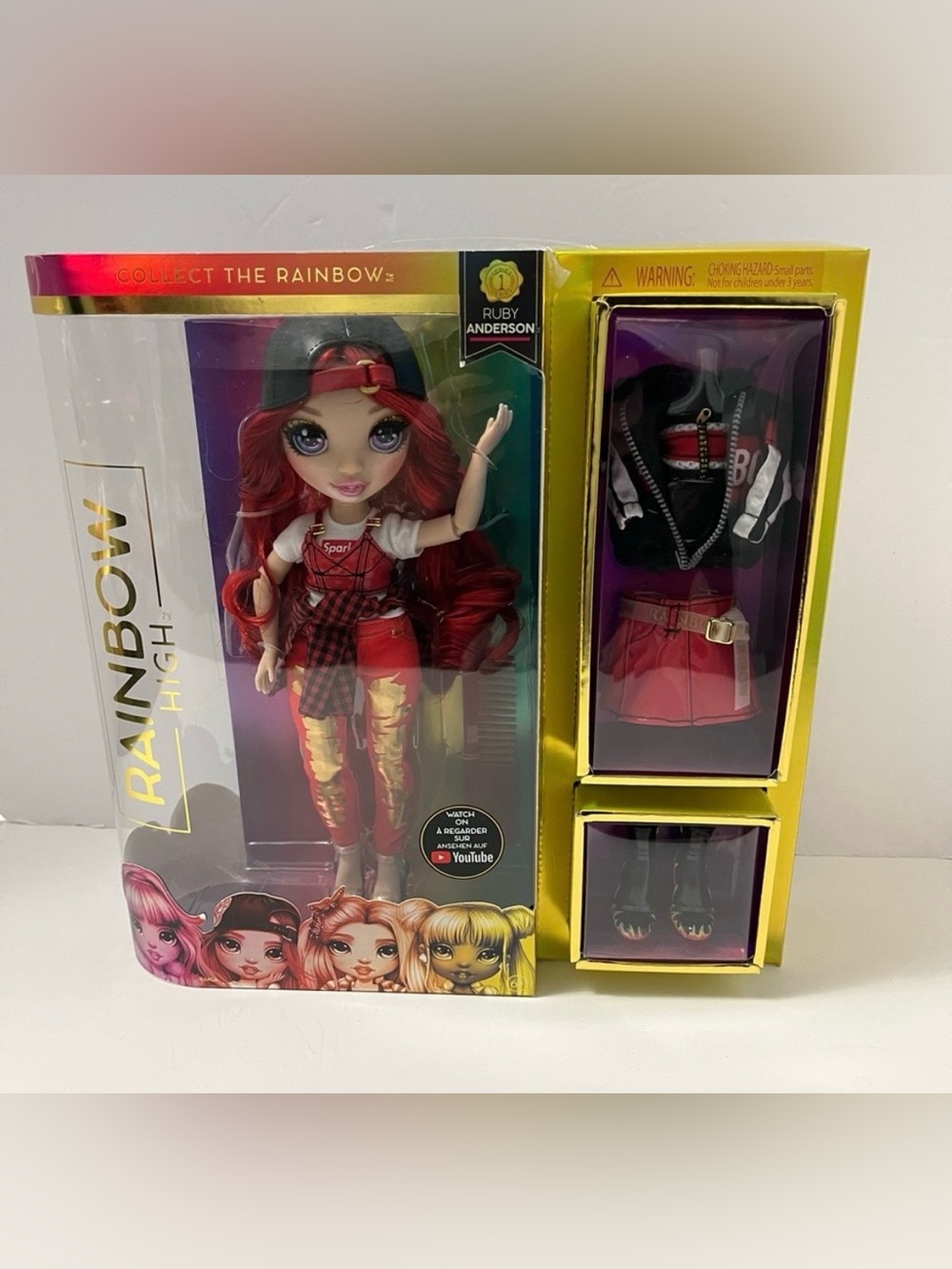 RAINBOW HIGH Ruby Anderson Doll MGA NRFB toy